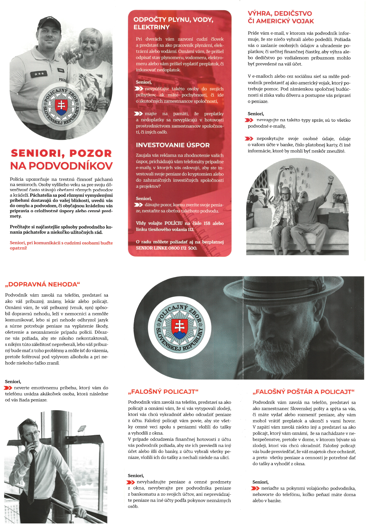 Preventívne opatrenia na ochranu seniorov pred možnými podvodnými konaniami