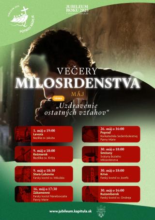 Večery milosrdenstva - máj 2025