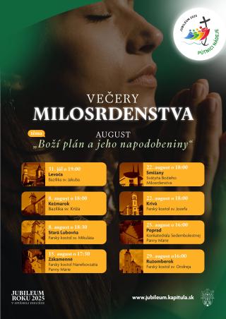 Večery milosrdenstva - júl 2025