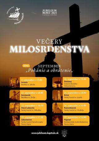 Večery milosrdenstva - september 2025