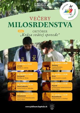 Večery milosrdenstva - október 2025