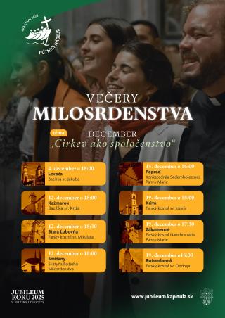 Večery milosrdenstva - október 2025