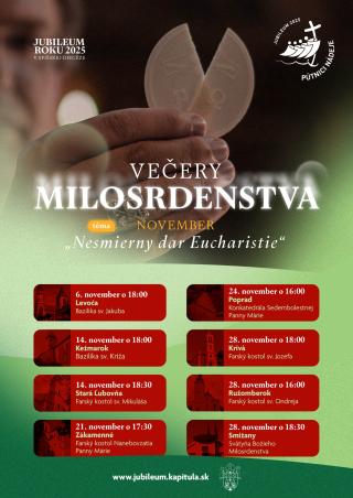 Večery milosrdenstva - november 2025