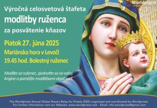 Celosvetová štafeta modlitby ruženca za kňazov
