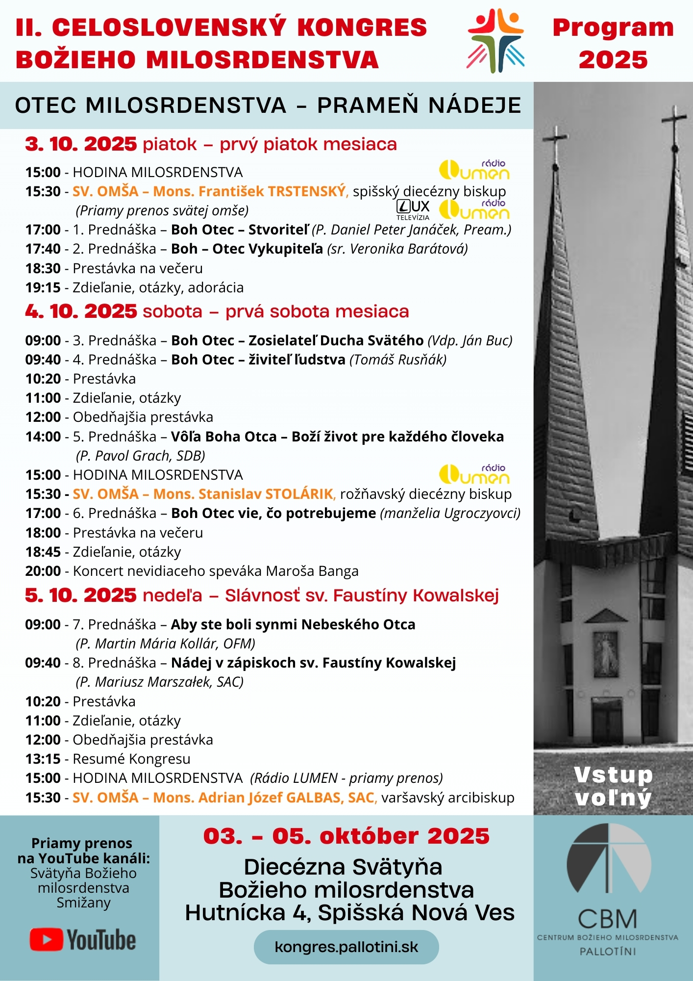 II. celoslovenský Kongres Božieho milosrdenstva