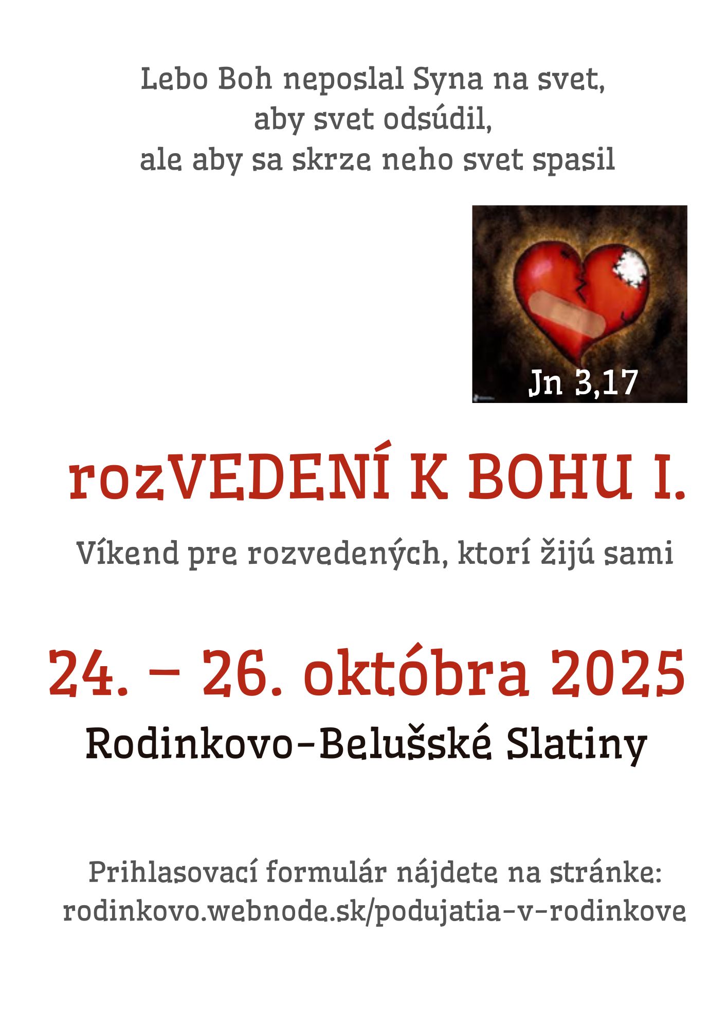 Duchovná obnova pre rozvedených