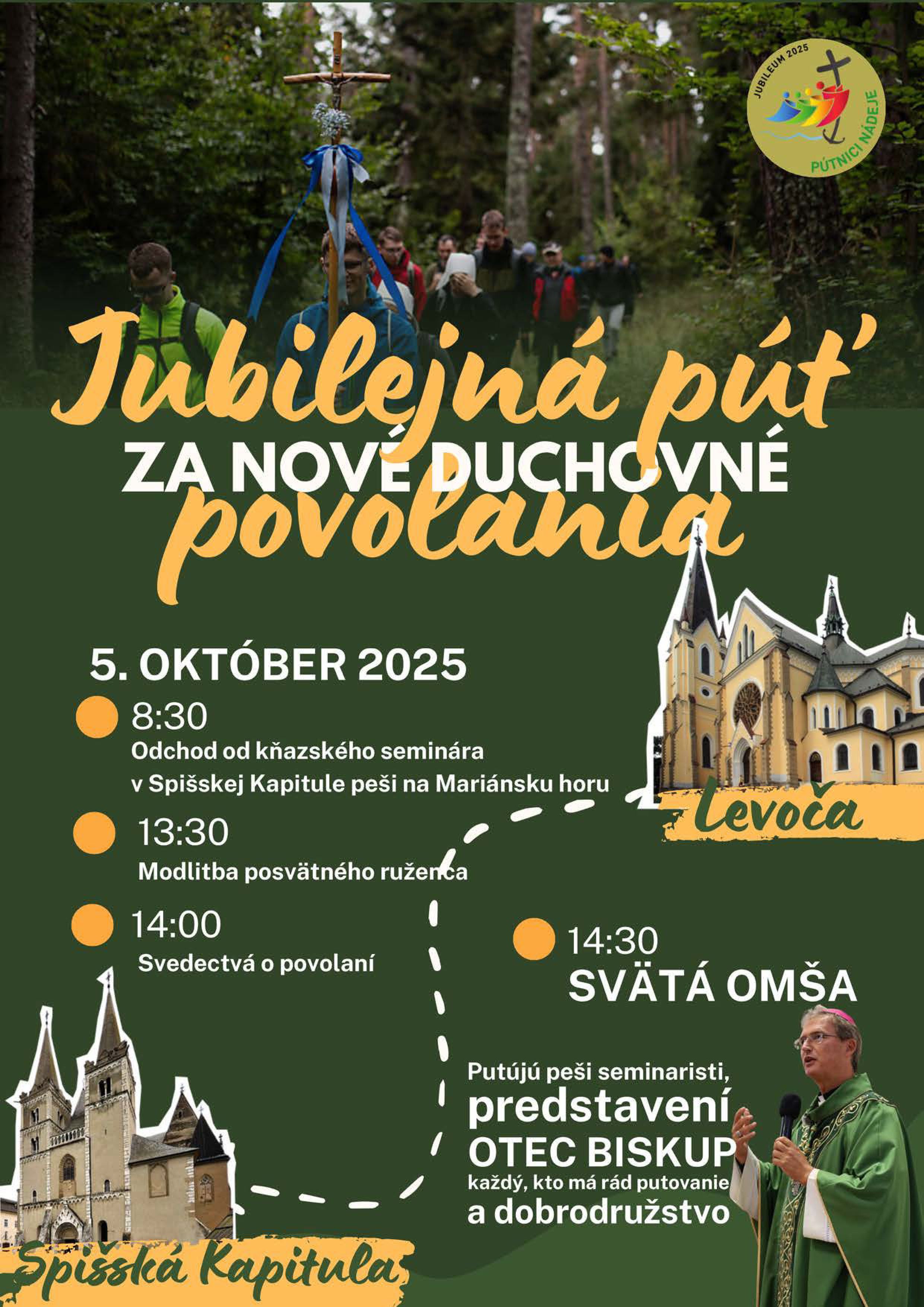 Jubilejná púť za duchovné povolania