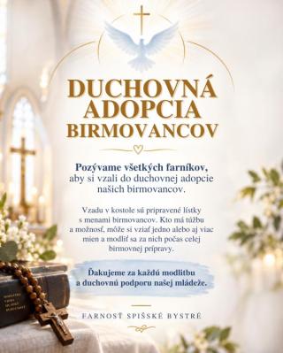 DUCHOVNÁ ADOPCIA BIRMOVANCOV