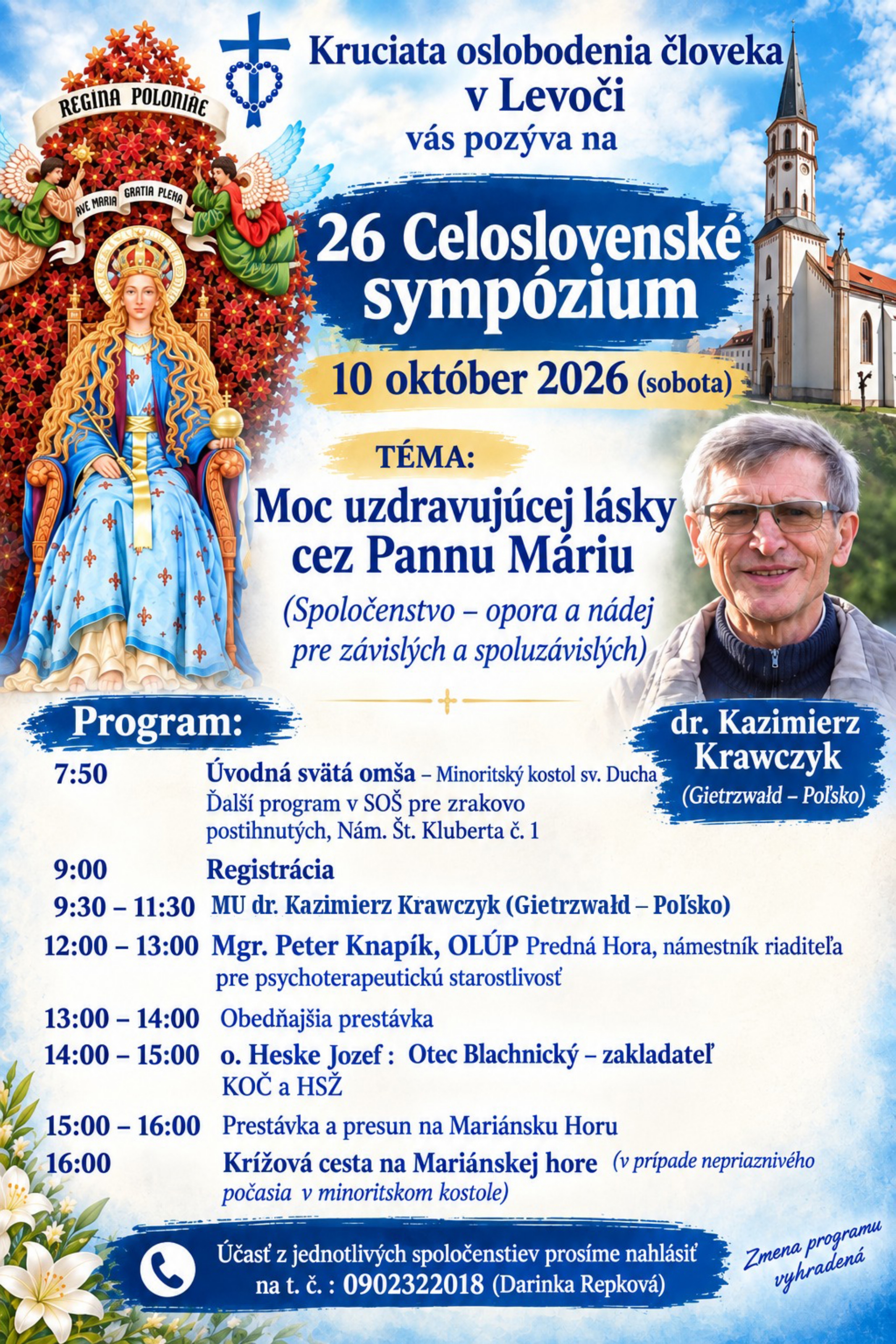 26. Celoslovenské sympózium – Kruciata oslobodenia človeka
