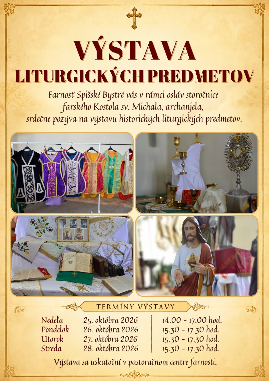 VÝSTAVA LITURGICKÝCH PREDMETOV